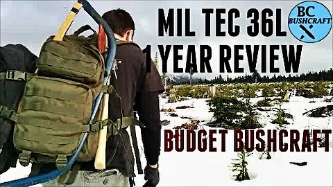 Mil-Tec 36L Molle Assault Pack Review  +1 Year Later