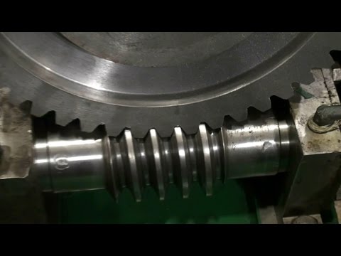 Червячное колесо - настройка зубофрезерного станка - Worm Gears