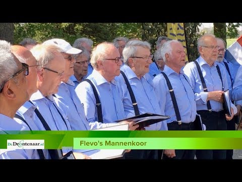 VIDEO | Flevo’s Mannenkoor zingt op 4 mei: „Altijd met respect en genoegen”