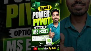 Power Pivot Missing in Excel? Enable It in 1 Minute ⚡ | Power Pivot Enable कैसे करें? Easy Fix 🔥#new