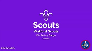 Scouts DIY Badge