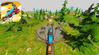 Slingshot Train - Gameplay Walkthrough All Levels (The Pear Gamers) screenshot 4