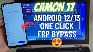 Tecno Camon 17 Frp Android 12/13 One Click With UnlockTool | Tecno Cg6j Frp Bypass screenshot 5