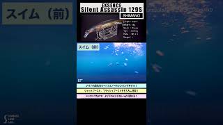 【水中映像】サイレントアサシン129S フラッシュブーストはシーバスがよく釣れるシンキングミノーですね【シーバスルアー】【シマノ】