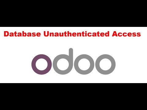 Hacking pills #23 : odoo Unauthenticated Database Access