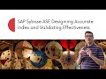 SAP Sybase ASE Designing Accurate Index and Validating Effectiveness