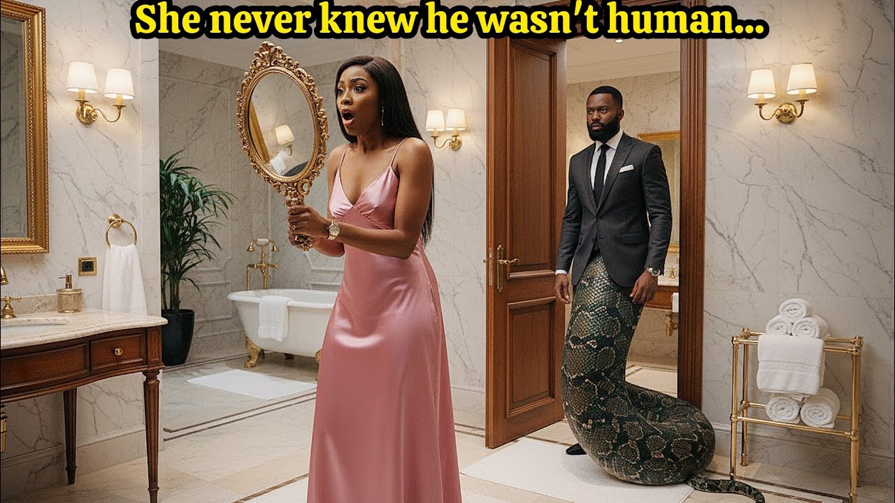 She Never Knew Her Billionaire Husband Wasn't Human, Till The Mirror Revealed Him... #tales 