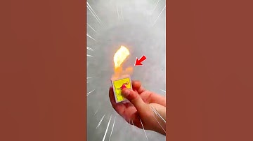 I made a smoke bomb from matches 😱 || #shorts #experiment ​⁠@CrazyXYZ