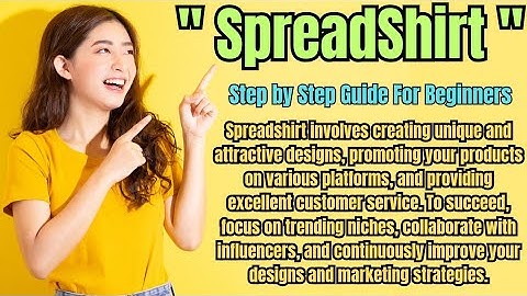 Complete Tutorial: How to Make Money with Spreadshirt in 2024 | Step by Step #spreadshirt #custom