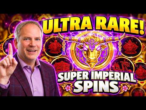 ULTRA RARE SUPER SPINS!!! Huge Win on Imperial Link Slots!