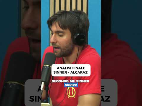 Video Finalmente Sinner - Alcaraz