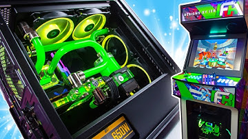 I built a PC inside of an ARCADE Machine! 😳