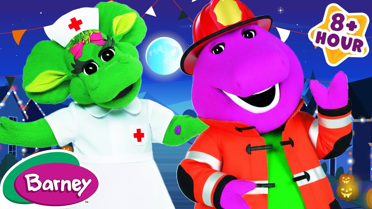 Barney’s Halloween Dress-Up: Pretend Play as Doctors and Dentists | Barney the Dinosaur