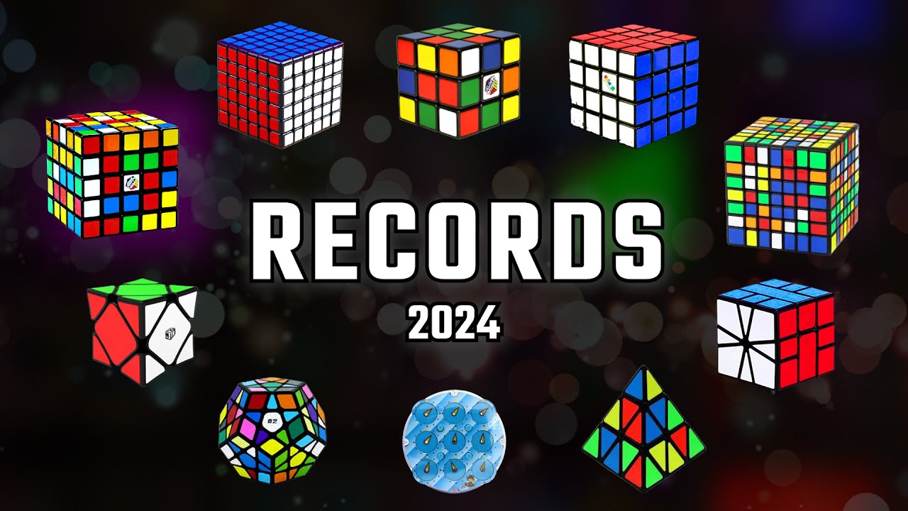 TODOS Los Récords Mundiales del CUBO de RUBIK 2024 🔥 WRs Speedcubing