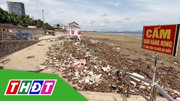 Rác đại dương lại trôi dạt vào bãi biển Vũng Tàu | THDT