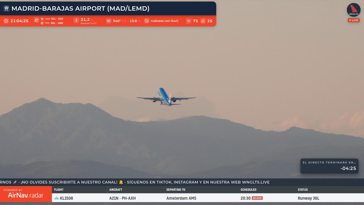 🔴 LIVE Plane Spotting Madrid-Barajas Airport ✈️ | 17/05/2026