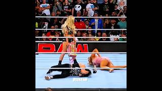 Liv &amp; Raquel Attack On 😈 Rhea &amp; Tiffany 🥶 || WWE RAW 💯 Edit #wwe #liv #raquel #attack #rhea #shorts
