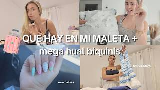what's in my suitcase + *GLOW UP* MEGA BIKINI HAUL *getting a spray tan*, nails, summer....