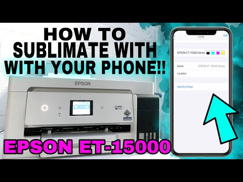 HOW TO SUBLIMATE WITH YOUR PHONE TO PRINTER | + Studio Tour!