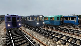 ВСЕ СОСТАВЫ 2016 МЕТРОСТРОЯ! - Garry's Mod Metrostroi