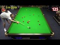 Mark williams made 125 practiced with stephen hendry  hiend
