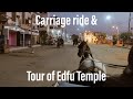 Tour of Temple of Horus at Edfu Egypt and carriage ride through the town.