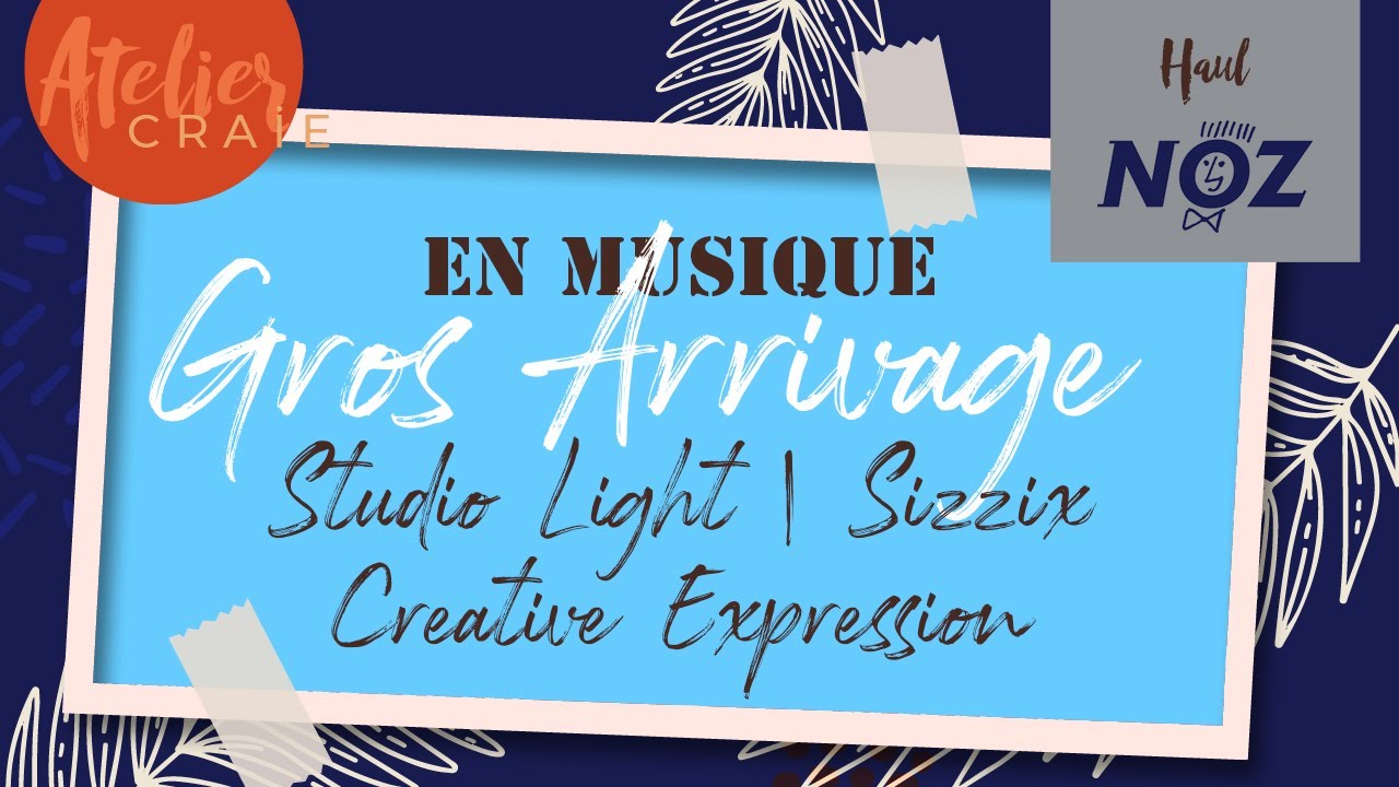 Haul NOZ | Gros Arrivage | Studio Light | Sizzix | Creative Expression