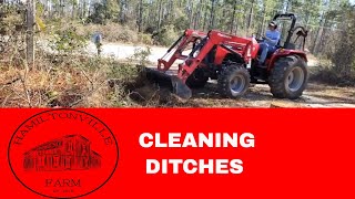 Driveway drainage ditch and the introduction of “HOWBOUTCHA”