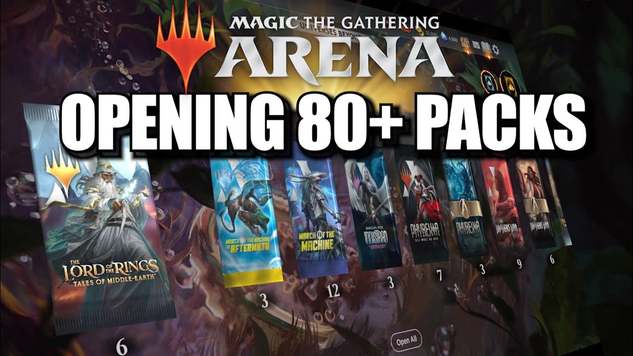 I opened 80+ Magic the Gathering booster packs - YouTube