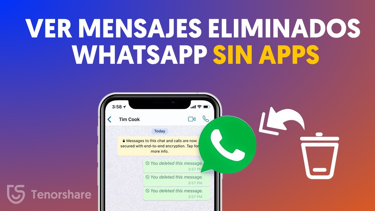 Se pueden leer los mensajes eliminados de whatsapp