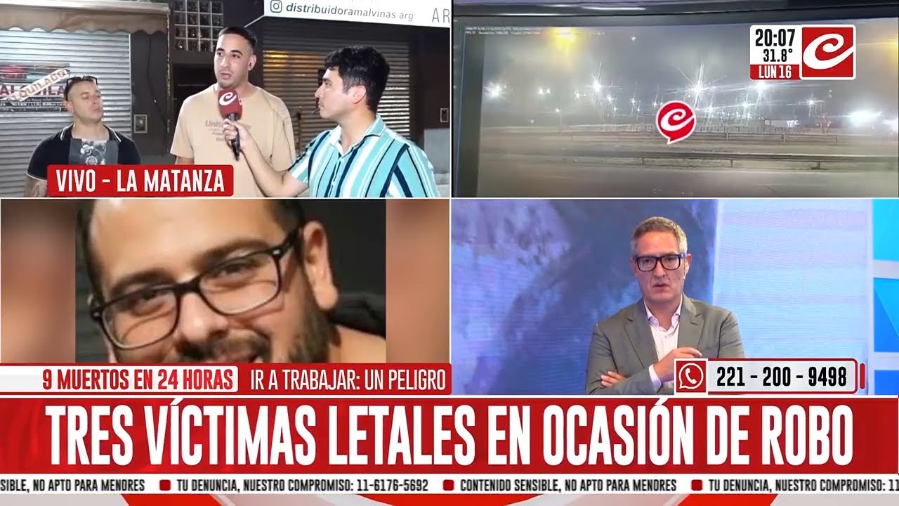 Debate: tres crímenes durante robos en menos de 24 horas - YouTube