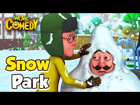 Motu Patlu- EP27A | Snow Park | Funny Videos For Kids | Wow Kidz Comedy