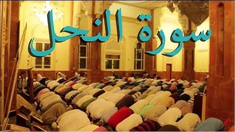 سورة النحل مسجد القصباء - الشارقة