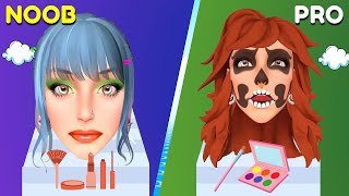 Halloween Girl in Makeup Battle 🎃 Best NOOB Game😅 Android iOS #shorts screenshot 5