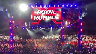 WWE Royal Rumble 2022 - Roman Reigns vs Seth Rollins entrance and introductions