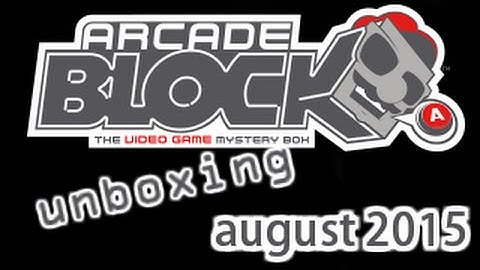 Arcade Block - August 2015 Unboxing