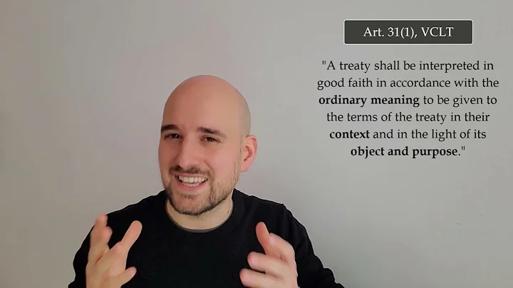 Treaty application and interpretation