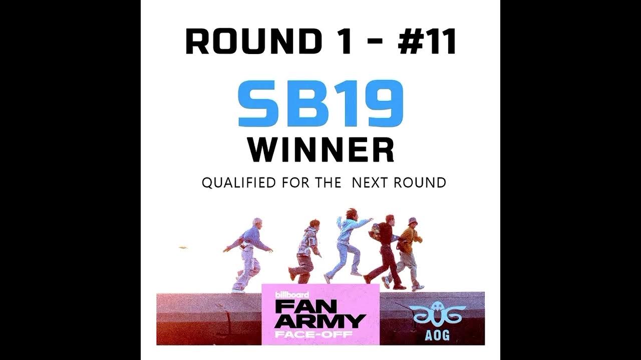 Fan Army Face Off 2020 Round 3 SB19 FAN ARMY A'TINS ADVANCES IN ROUND3 IN BILLBOARD FAN ARMY FACE OFF