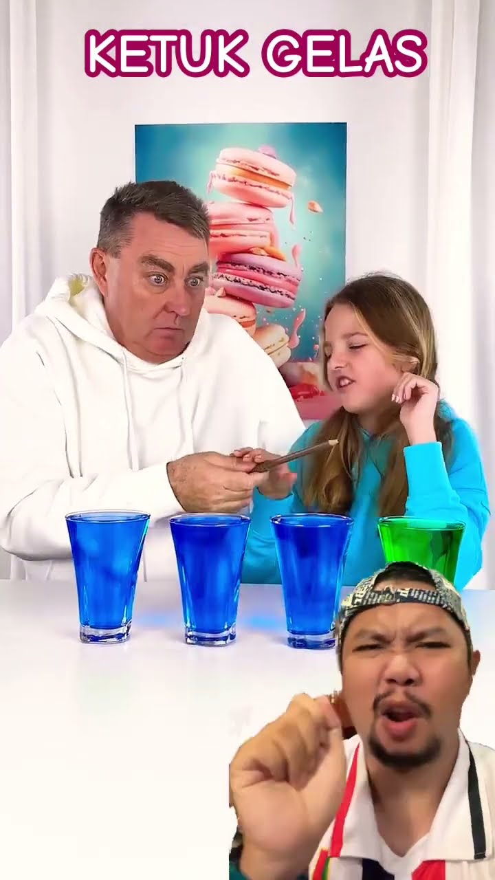 KETUK GELAS WARNA WARNI MUSIK!!!???