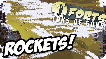 Forts Multiplayer 4v4 Gameplay ► ROCKETS!