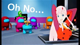 Among us zero two dance meme but it&#39;s distracted | zero two song 3d | hai phut hon zero two bailando