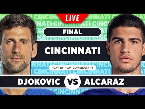 DJOKOVIC vs ALCARAZ | ATP Cincinnati Open 2023 Final | LIVE Tennis Play-by-Play