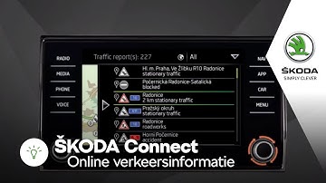 ŠKODA Connect - Online verkeersinformatie