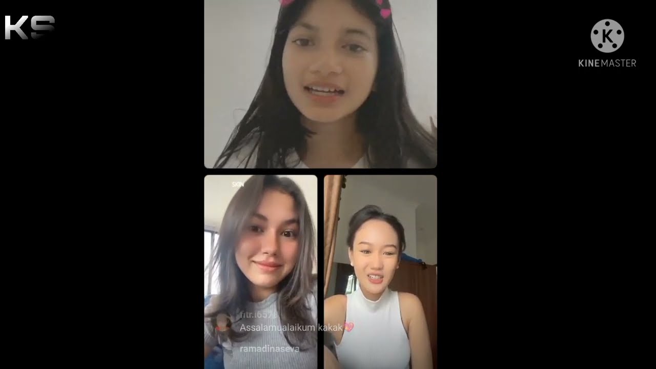 SWEET BANGET LIVE IG SASKIA KANGEN SAMA KIESHA ALVARO#saskiachadwick #kieshaalvaro