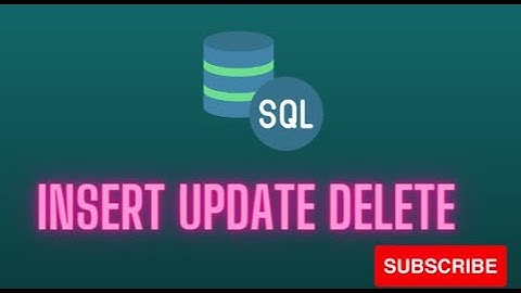 Insert update and delete in sql #urdu #hindi