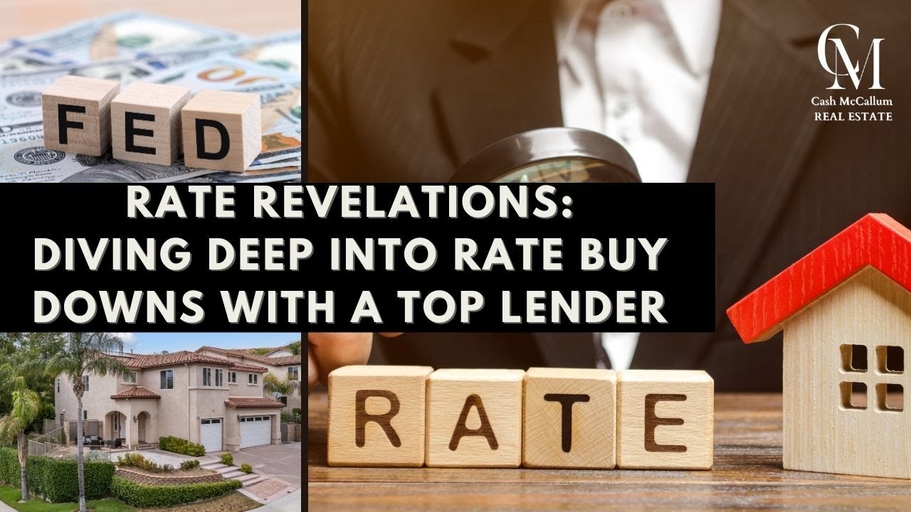 Discussing Mortgage Rate Buy Downs Cash McCallum Real Estate YouTube