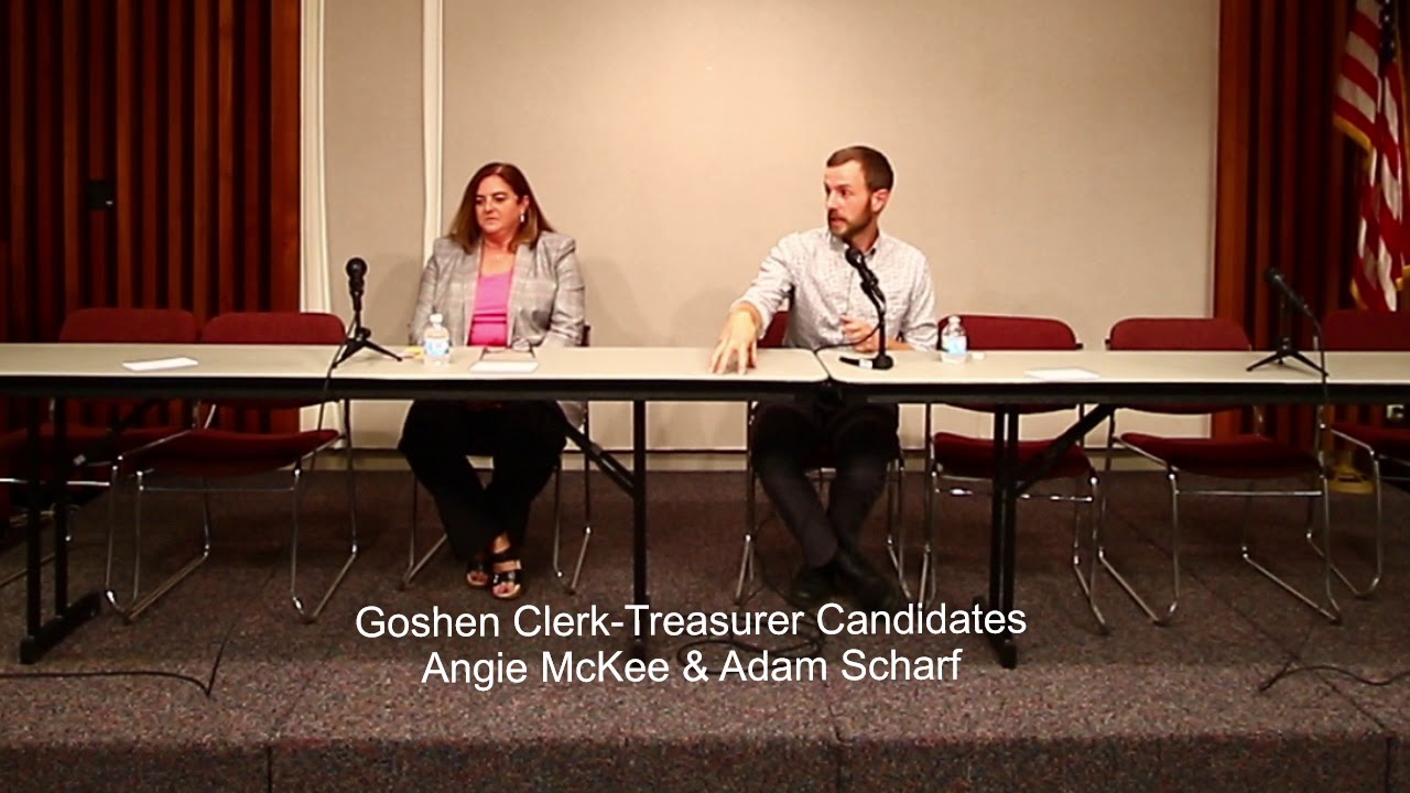 Goshen City Candidate Forum clerk treasurer YouTube