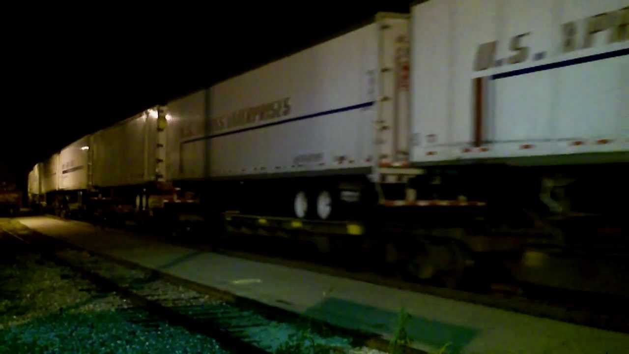 Ferromex 4679 Leading A Union Pacific Intermodal Train in Austin, TX