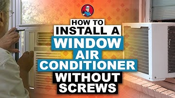 How To Install A Window Air Conditioner Without Screws 🛠️ | HVAC Training 101