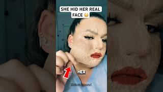 She Finally Showed Her Natural Face… Wow 😳 #shorts #viral #realbeauty